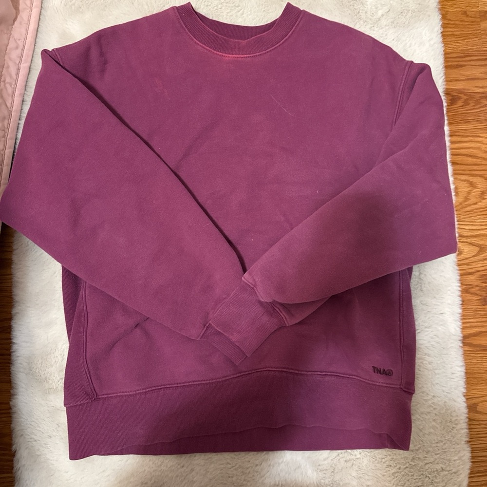 TNA Men's Rich Purple Crewneck Sweater